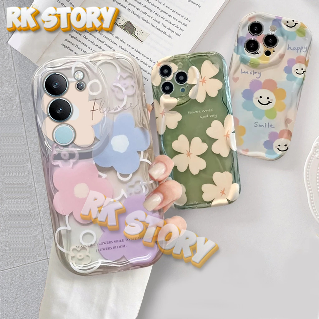 Jual Casing Soft Case Vivo V G Terbaru Bunga Segar Lucu Lembut D Bergelombang Penutup