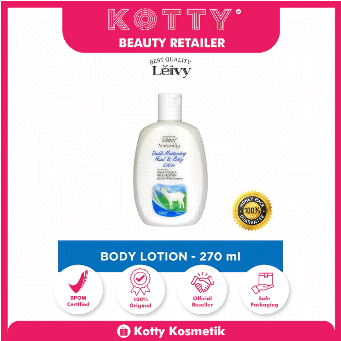 Jual Leivy Body Lotion Goats Milk 270ml 500ml Shopee Indonesia