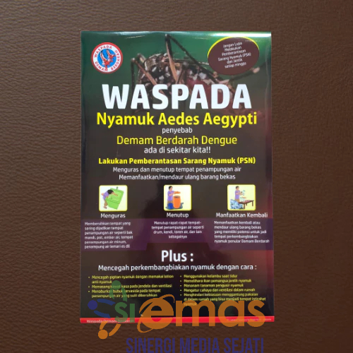 Jual Stiker Waspada Nyamuk Aedes Aegypti | Stiker Waspada Demam ...