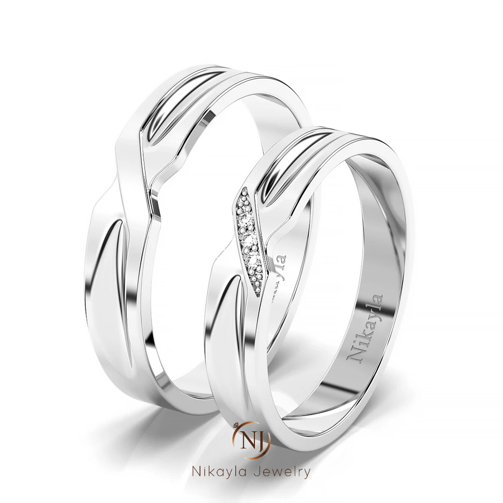 Jual Nikayla Jewelry -Cincin Couple Tunangan Silver Murni Original ...