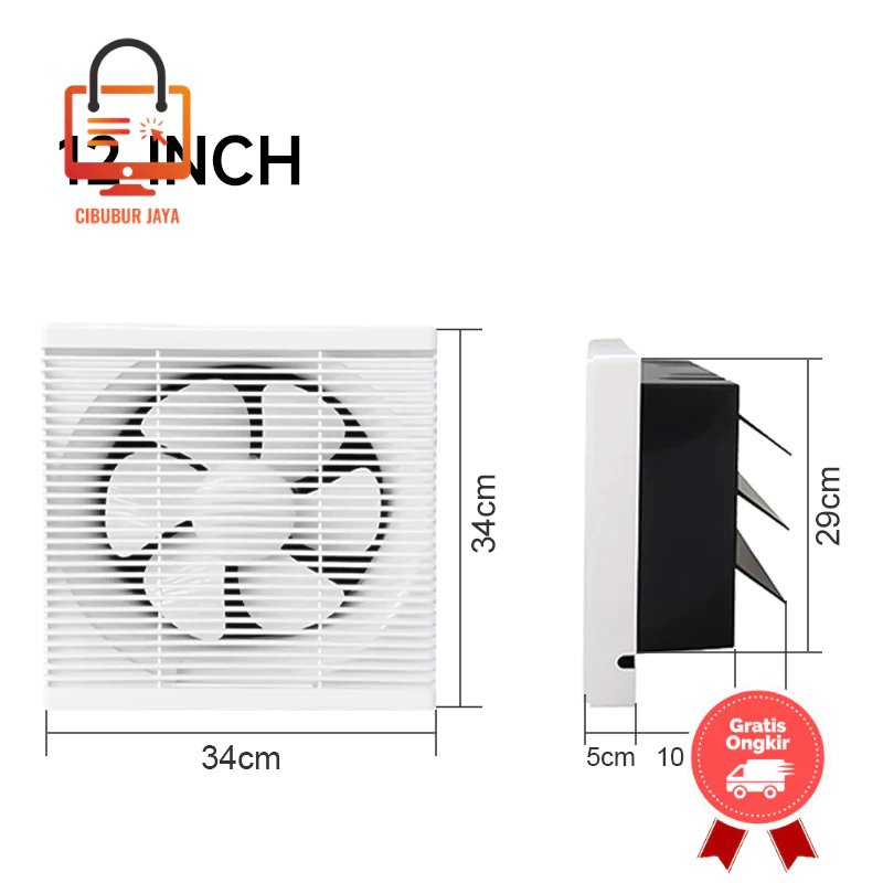 Jual Cibubur Jaya Gratis Ongkir Bali Ducting Exhaust Fan Plafon Inch Kipas Blower Exhaust