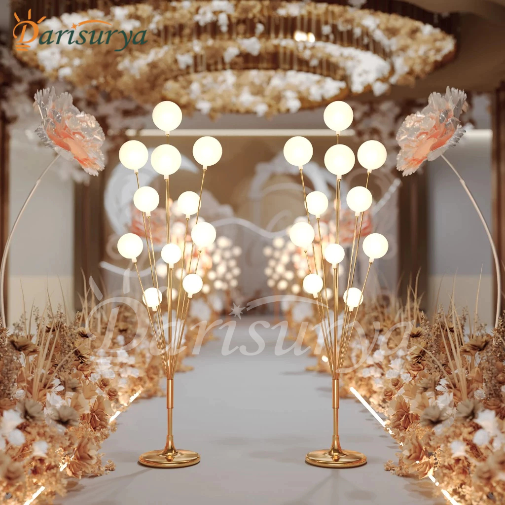 Jual Pernikahan Pohon Apel Standing Lampu Hias 150cm 2 Set 22 Bola