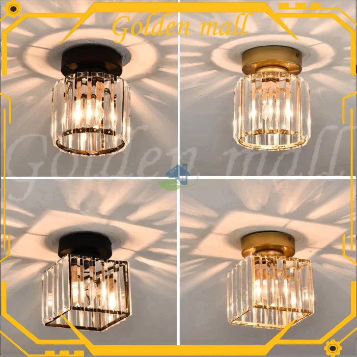 Jual 【COD】Lampu Gantung Lampu Plafon Gantung Kristal Minimalis Lampu ...