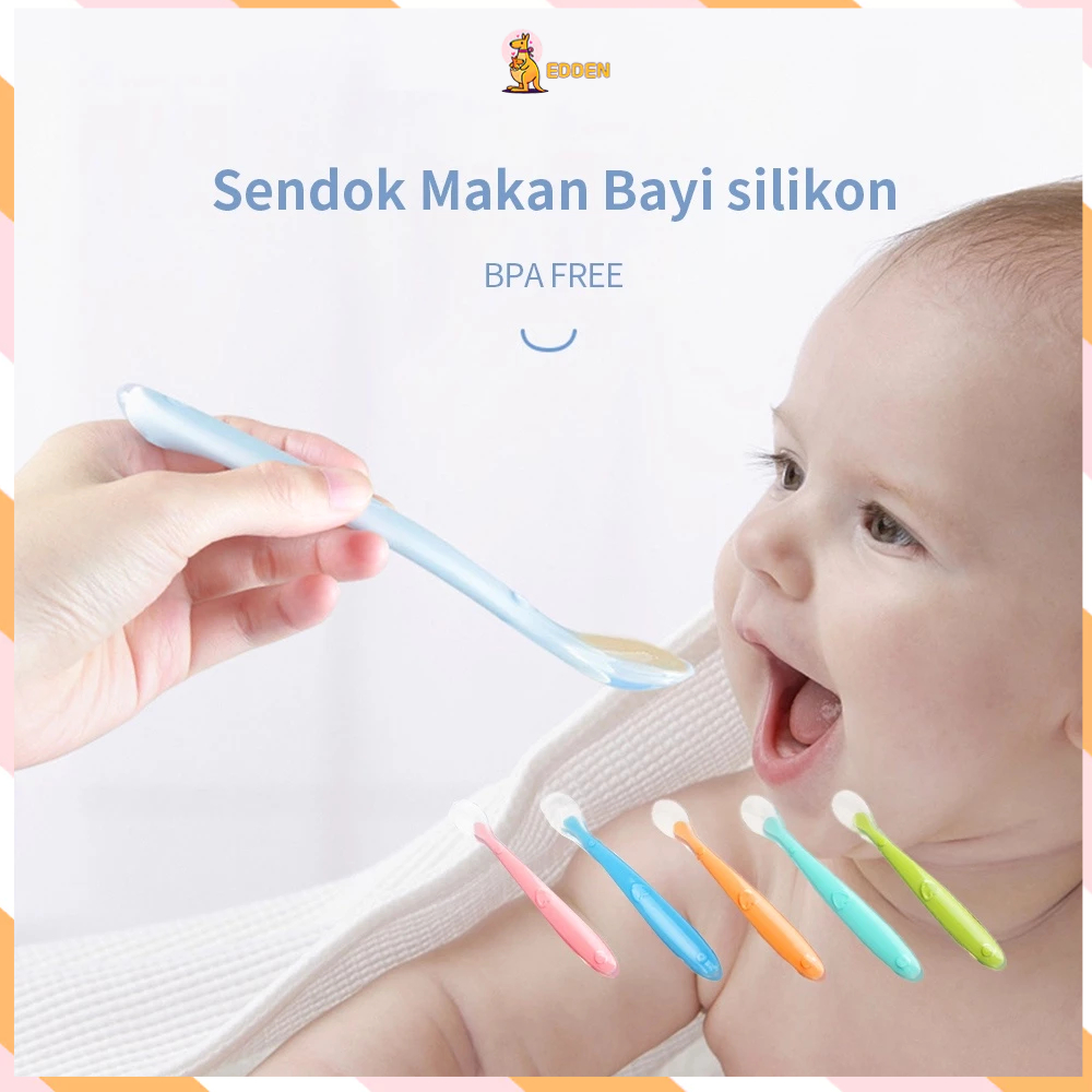 Jual OLABABY Training Spoon - 2Pcs - Sendok Makan Bayi Silikon di Seller  Maiaa Shop - Wanasari, Kab. Bekasi