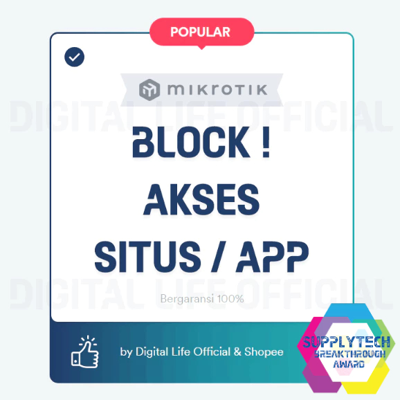 Jual Konfigurasi Mikrotik Block Situsapp Efektif Memblokir Akses Ke Situs Atau App Tertentu 0822