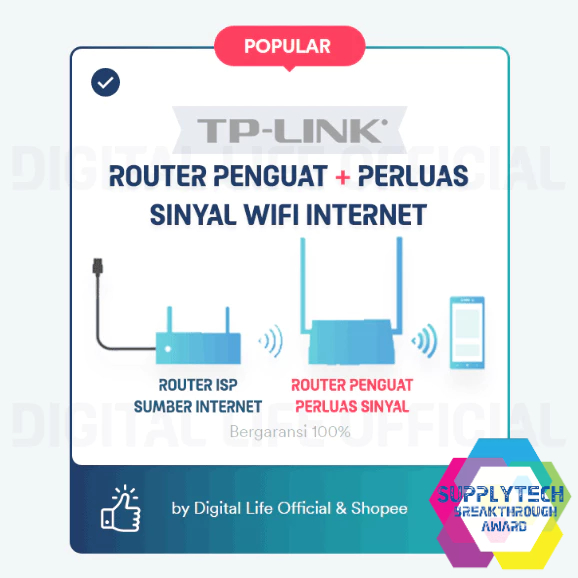 Jual Router Penguat + Perluas Sinyal Wifi (Efektif Memperluas