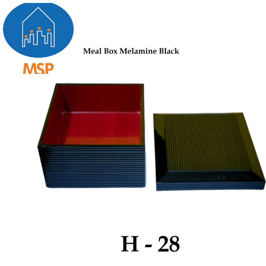 Jual Wadah Tempat Nasi khas Jepang / Bento Box / Unagi Rice Box / Black ...