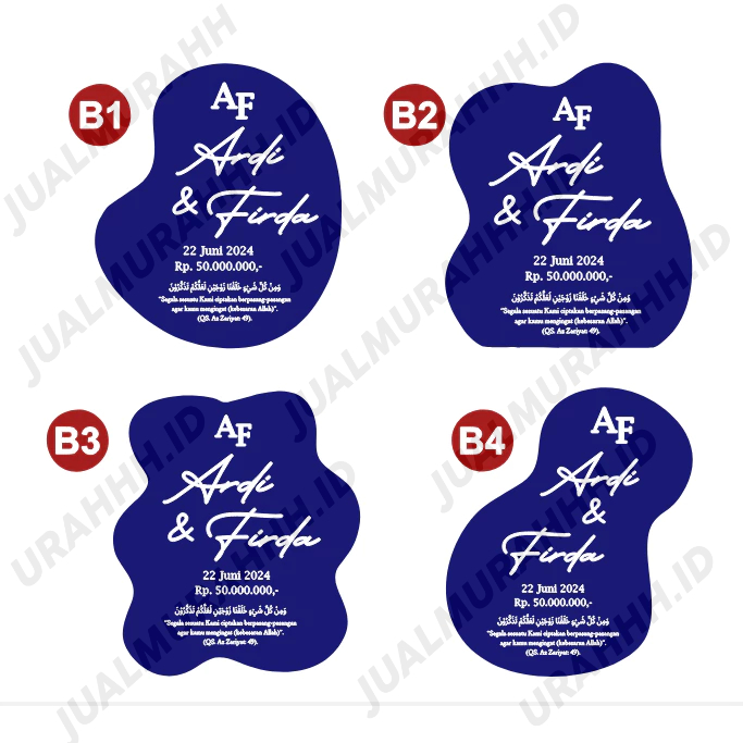 Jual AKRILIK BRUSH ALL NEW SHAPE DEKORASI MAHAR | Shopee Indonesia