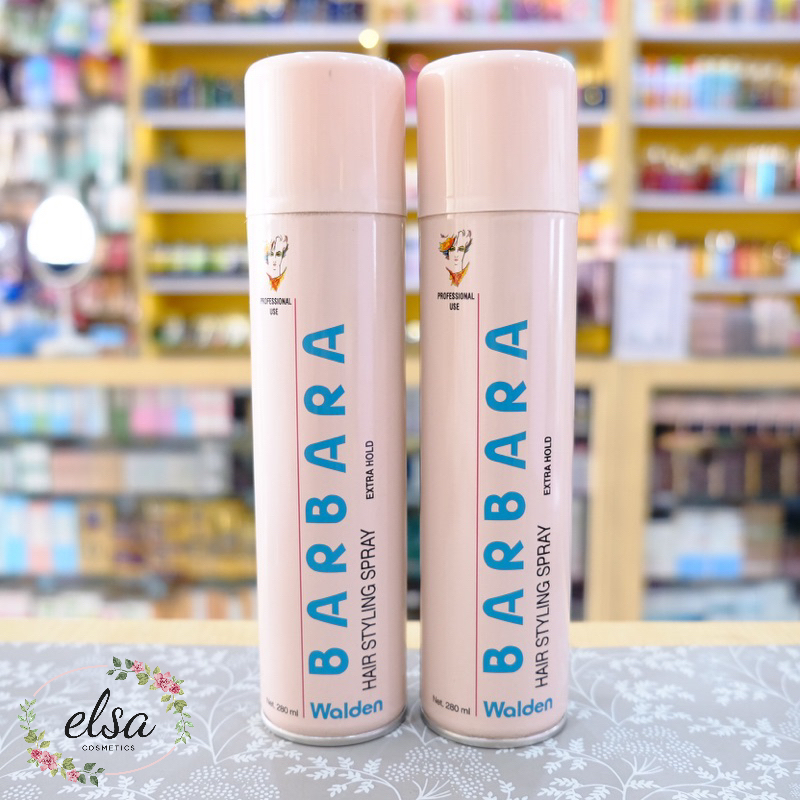 Jual Barbara Hair Styling Spray Extra Hold Pink | Shopee Indonesia