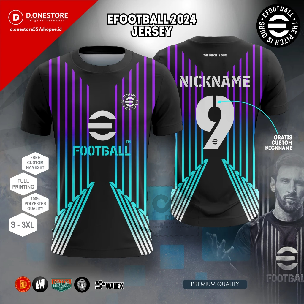 Jual JERSEY EFOOTBALL 2024 ESPORT FREE NICKNAME Shopee Indonesia