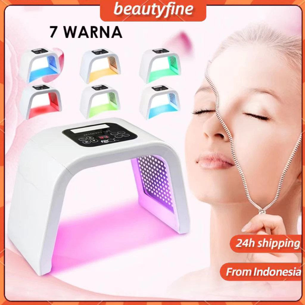 Jual [COD]PDT LED Masker Nano facial wajah Light Semprot 7 Warna ...
