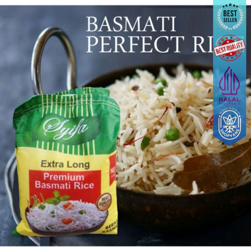 Jual Beras basmati syifa 1 kg beras kebuli basmati import | Shopee ...