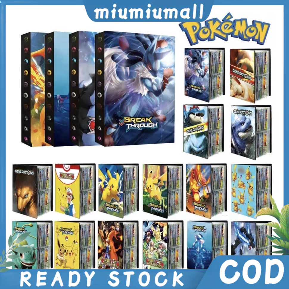 Jual 【MURAH COD】240/432 Card Album Holder 4/9 Pocket Pokemon Album Book ...