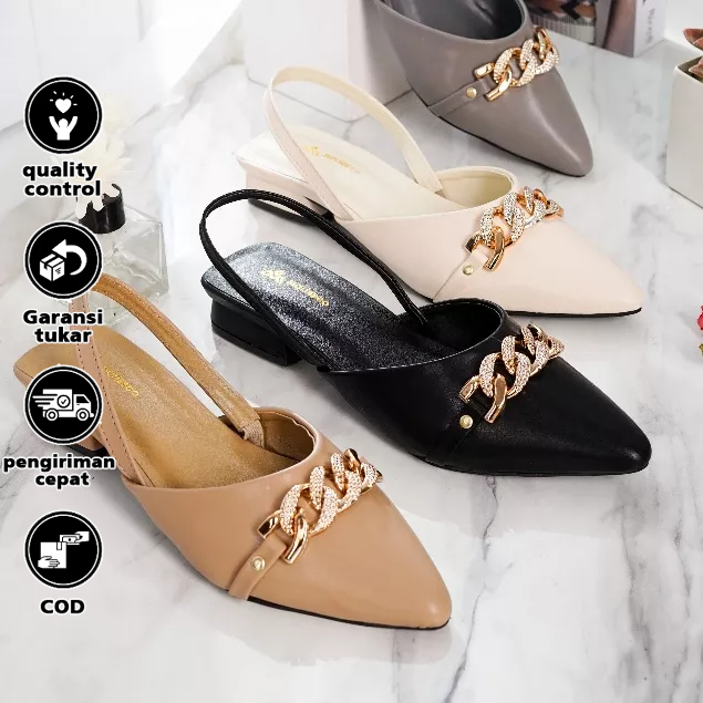 Jual Sandal Wanita Heels Tali Slingback CK 08 Shopee Indonesia