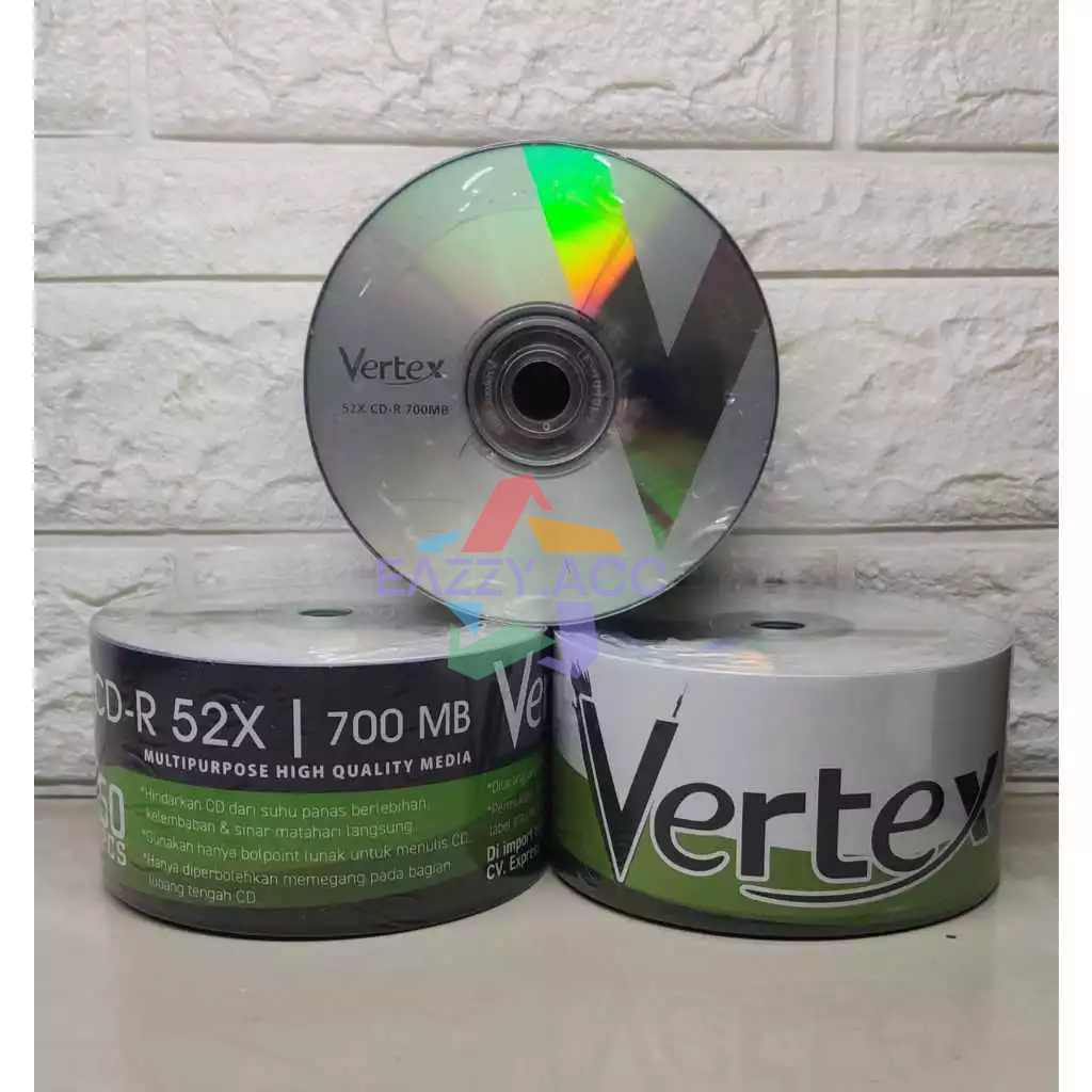Jual CD-R VERTEX Per pack isi 50 keping | Shopee Indonesia