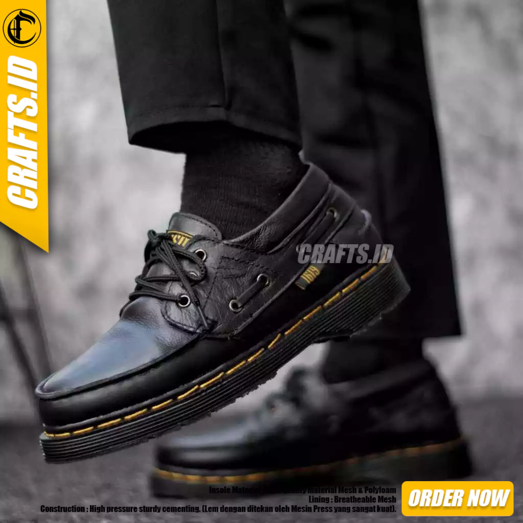 Jual CRAFTS kilua Sepatu Formal Pantofel Docmart Low Boots Kulit