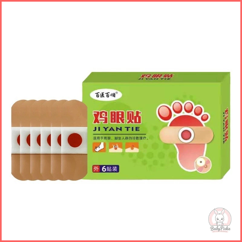 Jual 6 Pcs Foot Corn Removal Jiyantie Plester Mata Ikan Penghilang ...