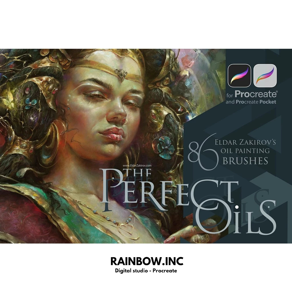 Jual Procreate Brush The Perfect Oils 86 Oil Painting Brushes ( Free