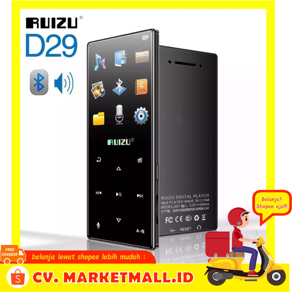 Jual Digital Audio Player Kalender Ebook Reader Sound Recorder FM Radio Timer HiFi DAP MP3
