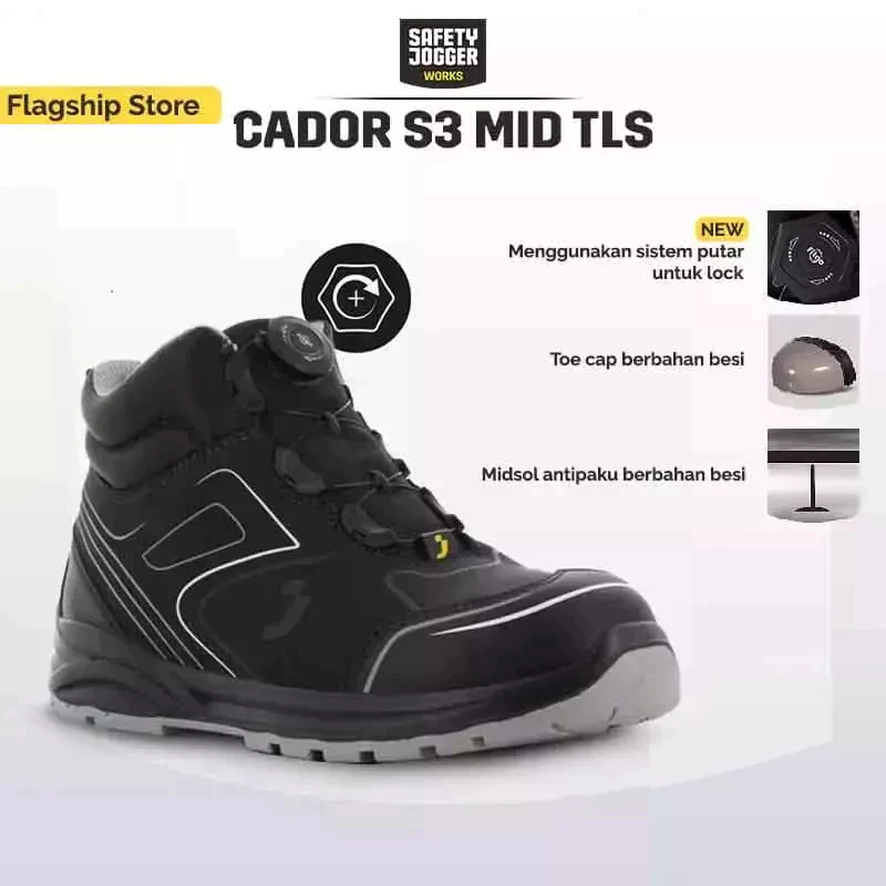 Jual Safety Jogger Cador S3 Mid TLS Shopee Indonesia