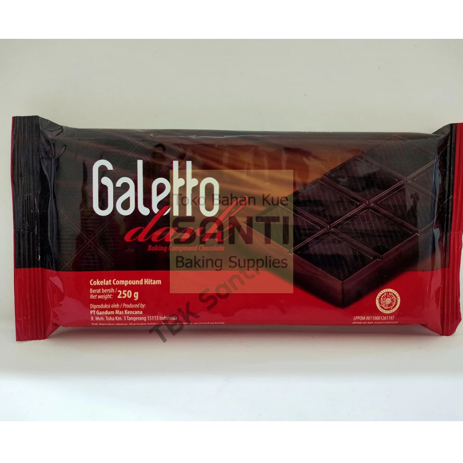 Jual Galetto Dark | Chocolate Cokelat Compound Hitam Coklat Batang ...
