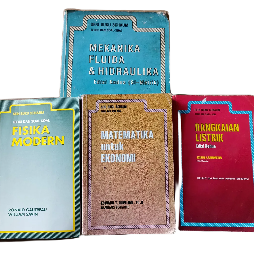 Jual Buku Seri Schaum Soal Dan Penyelesaian Ekonomi Matematika Fisika