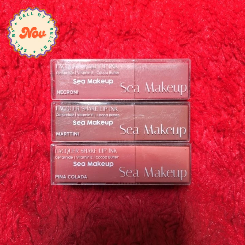 Jual Sea makeup lacquer shake lip ink longlasting lip ink | Shopee ...
