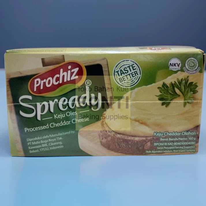 Jual Prochiz Spready | Keju Cheddar Olahan Keju Oles | 160 Gram ...