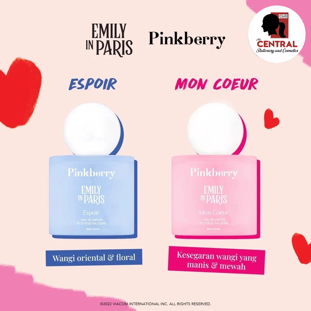 Jual Pinkberry Eau De Parfume Emily In Paris 50ml | Shopee Indonesia