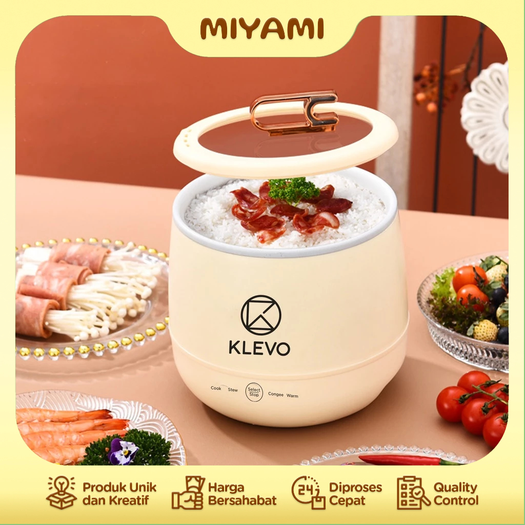 Jual KLEVO IRICO Rice Cooker Mini 1.5 Liter Portable Magic Com Smart ...