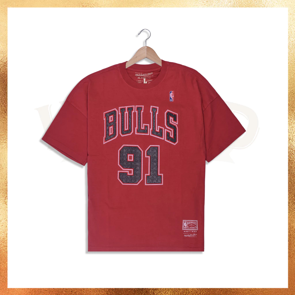 Jual READY STOCK!! Kaos Pria Mitchell Ness NBA Chicago Bulls Dennis ...