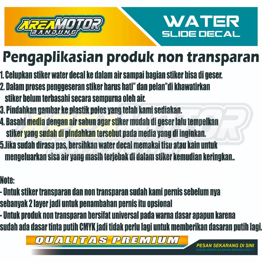 Jual TRANSPARAN WATER SLIDE DECAL IKAN KOI / TRANSPARAN WATER SLIDE ...