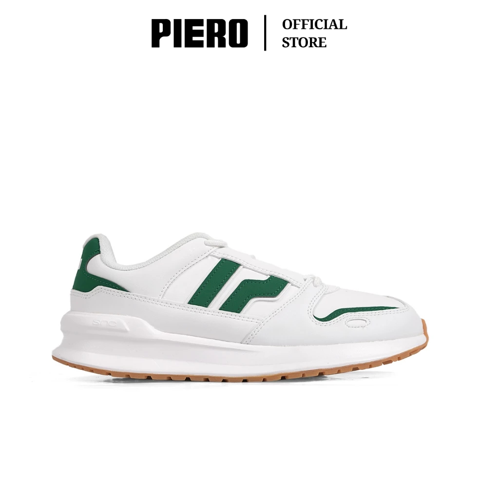 Jual PIERO SEPATU SNEAKERS PRIA JOGGER 24 WHITE GREEN GUM PIE1000119 ...