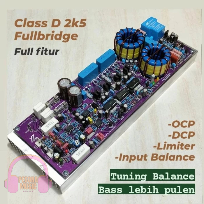 Jual Terlaris!! Class D D2K Fullbridge Dobel Feedback + Limiter Power