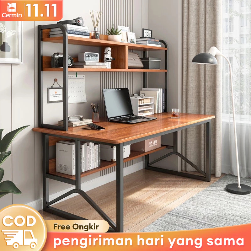 Jual Meja Kantor Minimalis 120cm Meja Kerja Multifungsi Meja Belajar Serbaguna Meja Tulis Besi