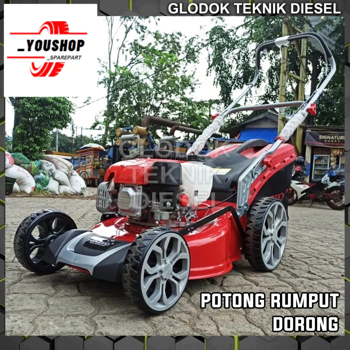 Jual Mesin Potong Rumput Dorong Bensin Terkuat Gasoline Lawn Mower