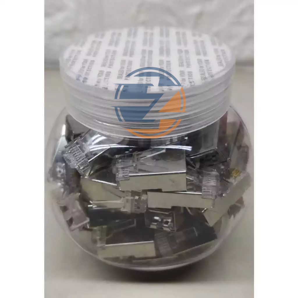 Jual Conector Rj45 Kepala Konektor Cat 6 Bodi Besi | Biasa Anti Gagal ...