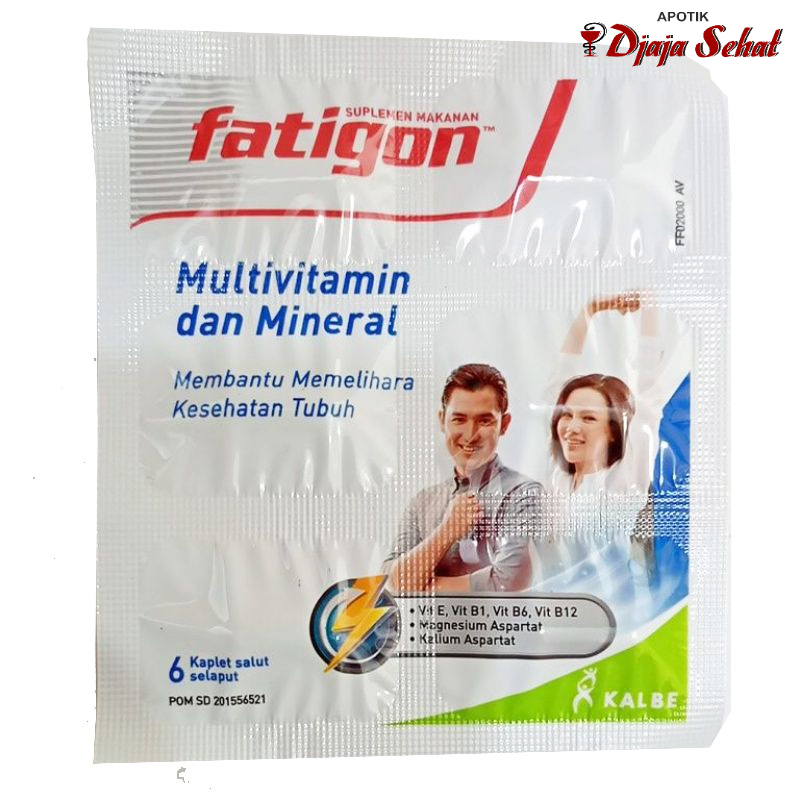 Jual FATIGON MULTIVITAMIN MINERAL STRIP ISI 6 | Shopee Indonesia