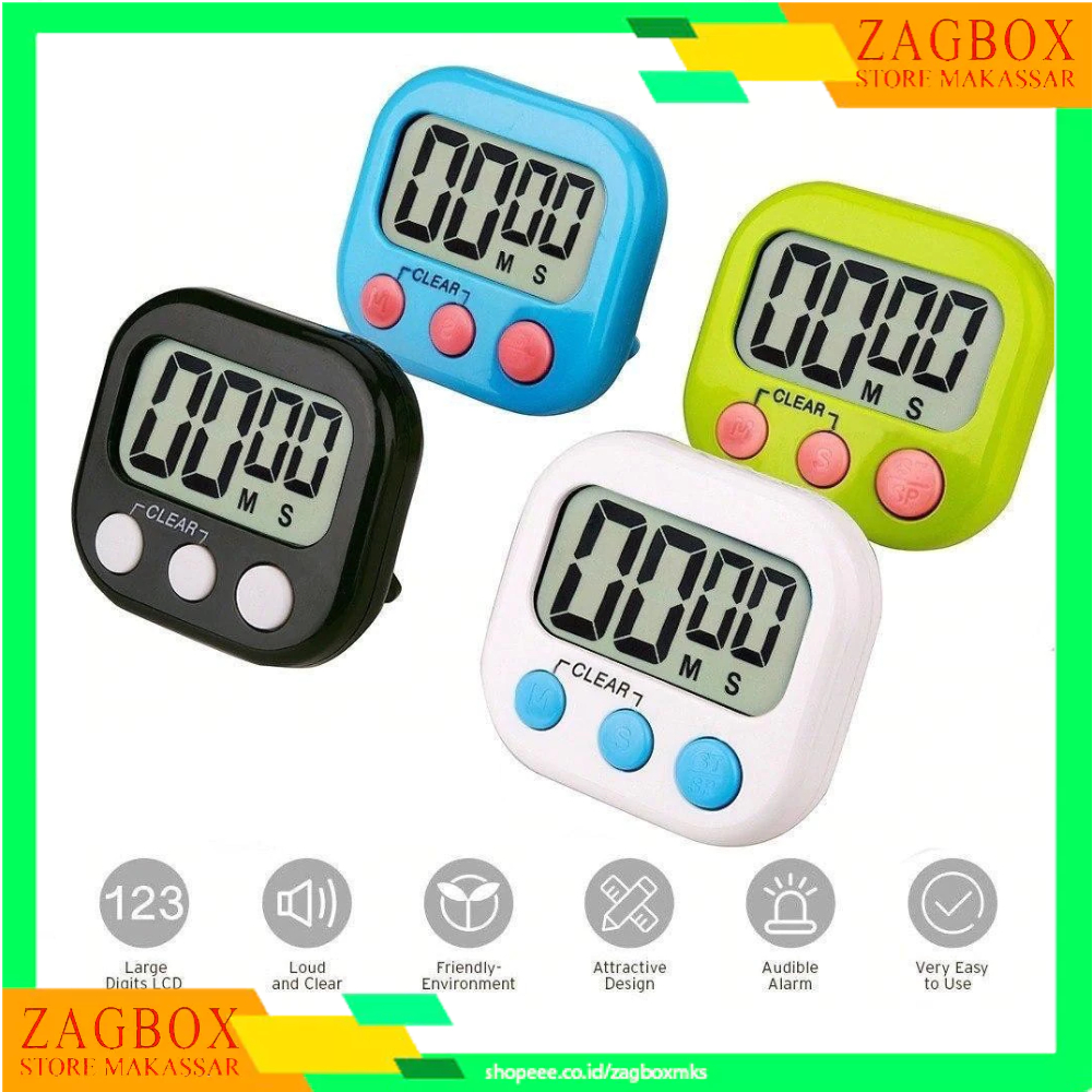 Jual Digital Kitchen Timer JS-118 Serbaguna - Pengatur Waktu Masak ...