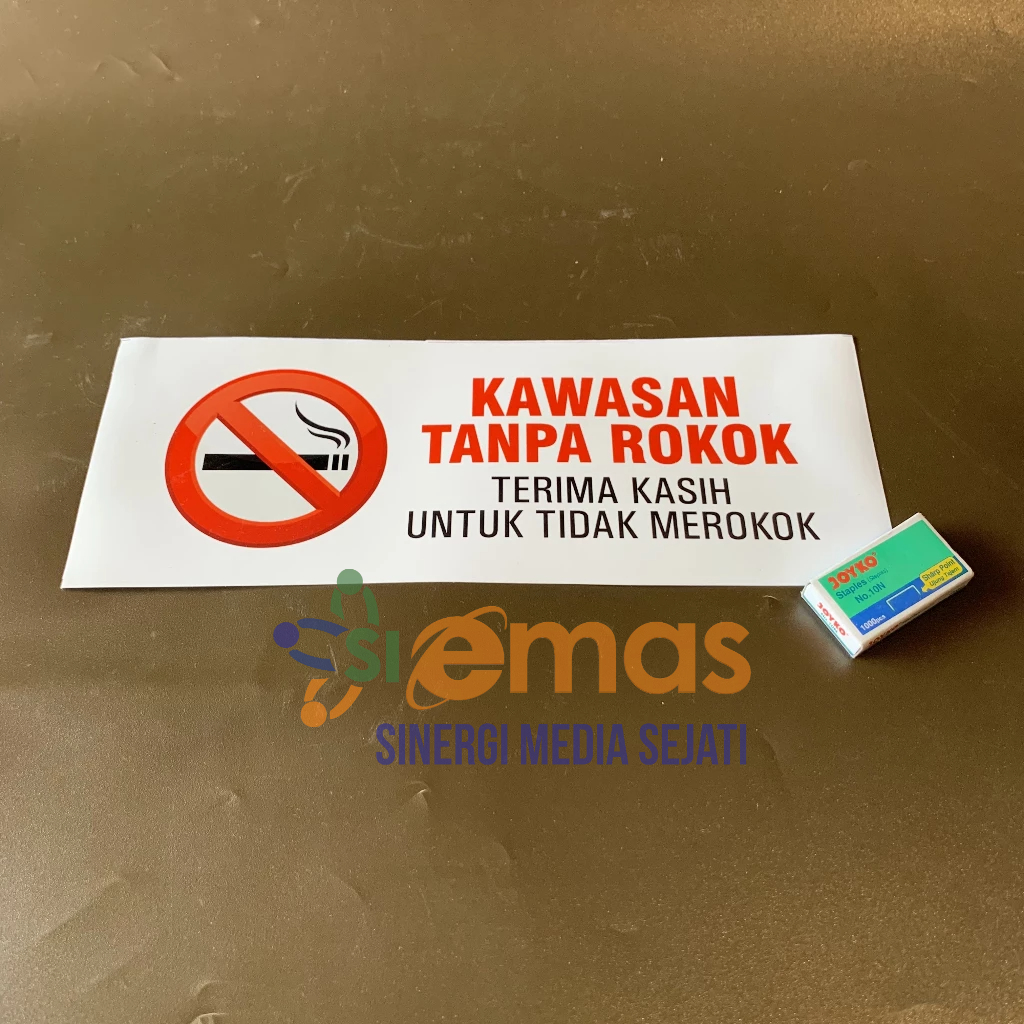 Jual Stiker Kawasan Tanpa Rokok Versi 2 | Stiker Dilarang Merokok ...