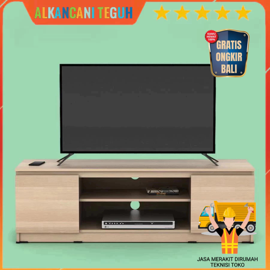 Jual LINUS TV140 MEJA TV / RAK TV - PRO OAK | Shopee Indonesia