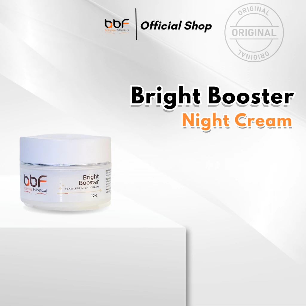 Jual Night Cream Bbf - Bright Booster Bbf - Glow Whitening - Acne ...