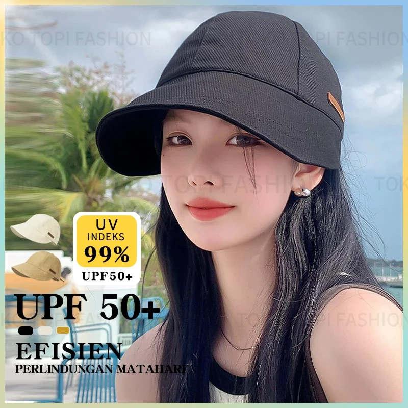 Jual Topi Pantai Wanita topi bucket wanita topi wanita korean style ...