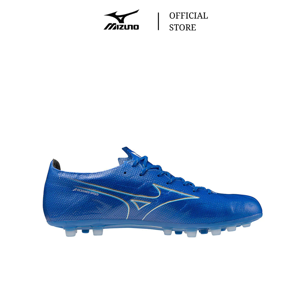 Mizuno スパイク ホワイト/ブルー 収納袋付き スパイクシューズ