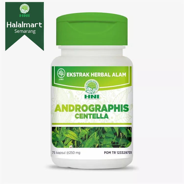 Jual Andrographis Centella 75 Kapsul Ekstrak Sambiloto Alang Alang