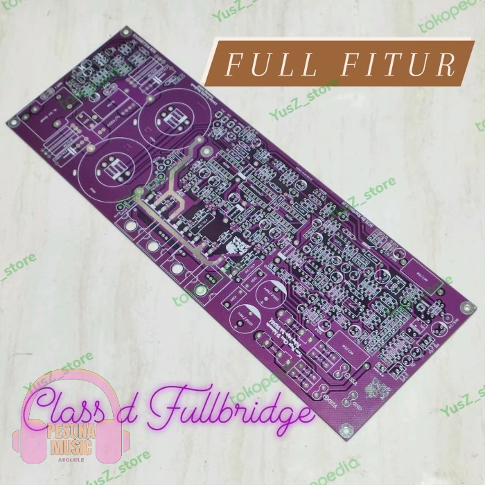 Jual Terlaris!! Pcb D2K Neo Fullbridge Dual Feedback Class D Power