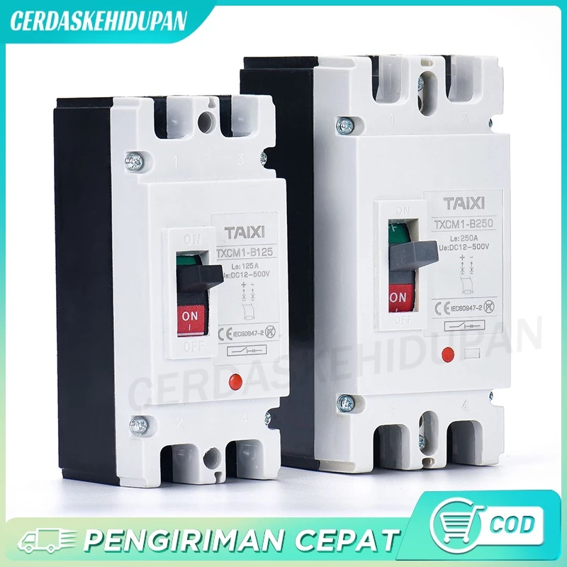 Jual MCCB/BREAKER EZC100F 3P 2P AC400V 50A / 2P DC500V 100A | Shopee ...