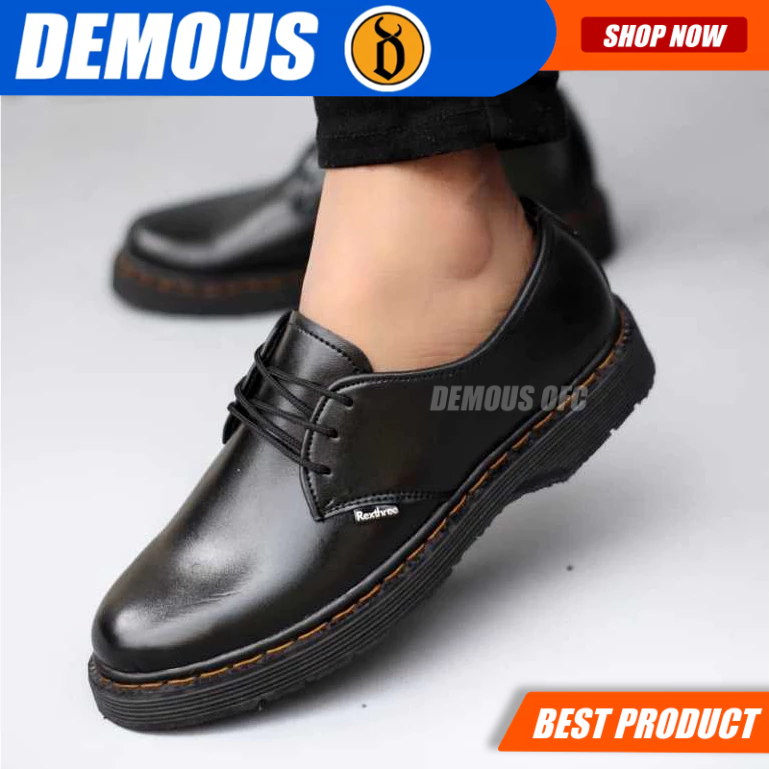Jual DEMOUS DALVIN - Sepatu Formal Pantofel Docmart Pria Kerja | Shopee ...