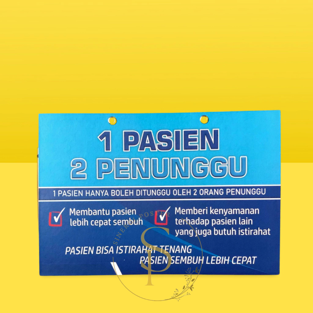 Jual Poster Gantung | Hard Poster Satu Pasien 2 Penunggu | Poster ...