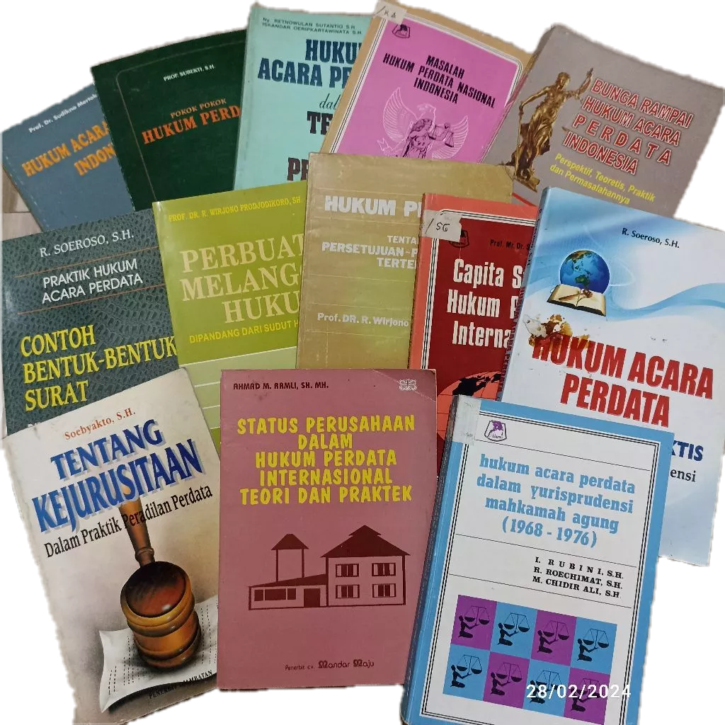 Jual Buku Hukum Acara Perdata Gugatan Persidangan Penyitaan Peradilan